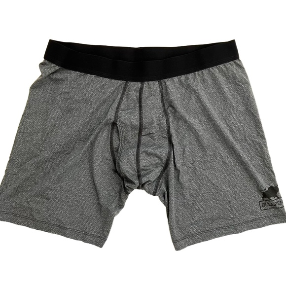 Duluth Trading Co. Bullpen Boxer Briefs in Gray with black band NWOT Men's LARGE - Picture 1 of 15